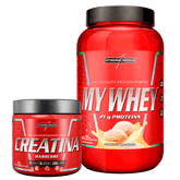 Promopack My Whey Baunilha 900g + Creatina 100% Pura 300g