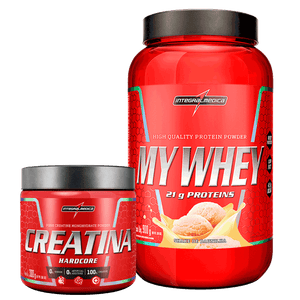 Promopack My Whey Baunilha 900g + Creatina 100% Pura 300g