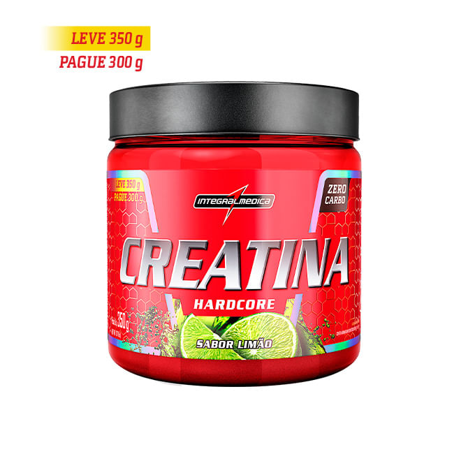 Creatina 350g Hardcore Com Sabor